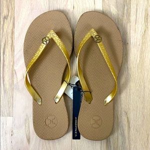 VIX Gold FlipFlops with tags still attached